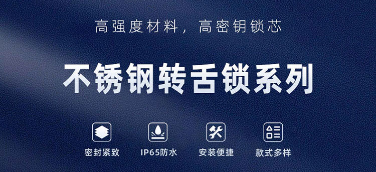 產(chǎn)品推介 | 高防護不銹鋼轉舌鎖，滿(mǎn)足工業(yè)環(huán)境關(guān)鍵應用需求